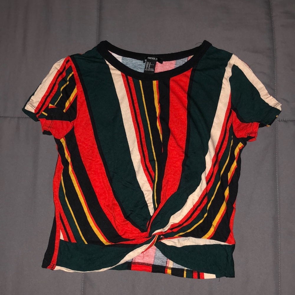 Multi-color crop top